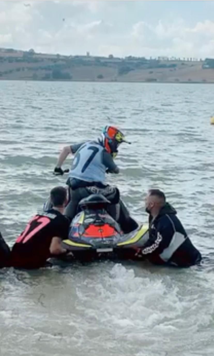 Padre e hijo Monojet Racing